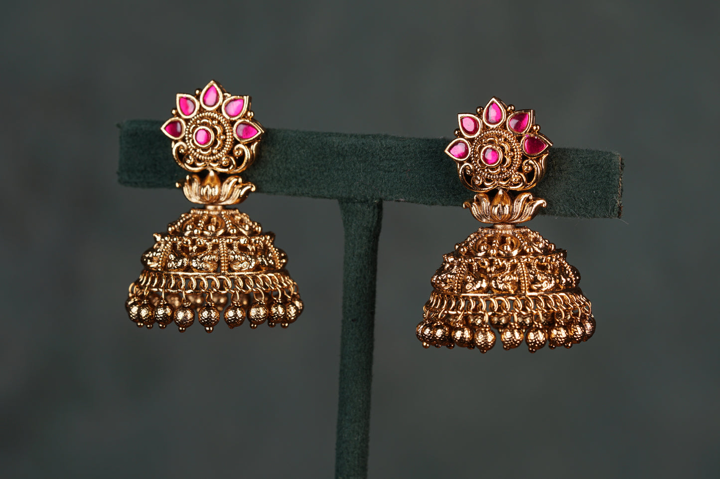 Antique Kundan Jhumki (1-4567))(EX)(Clearance sale piece) - JEWELSTYLE