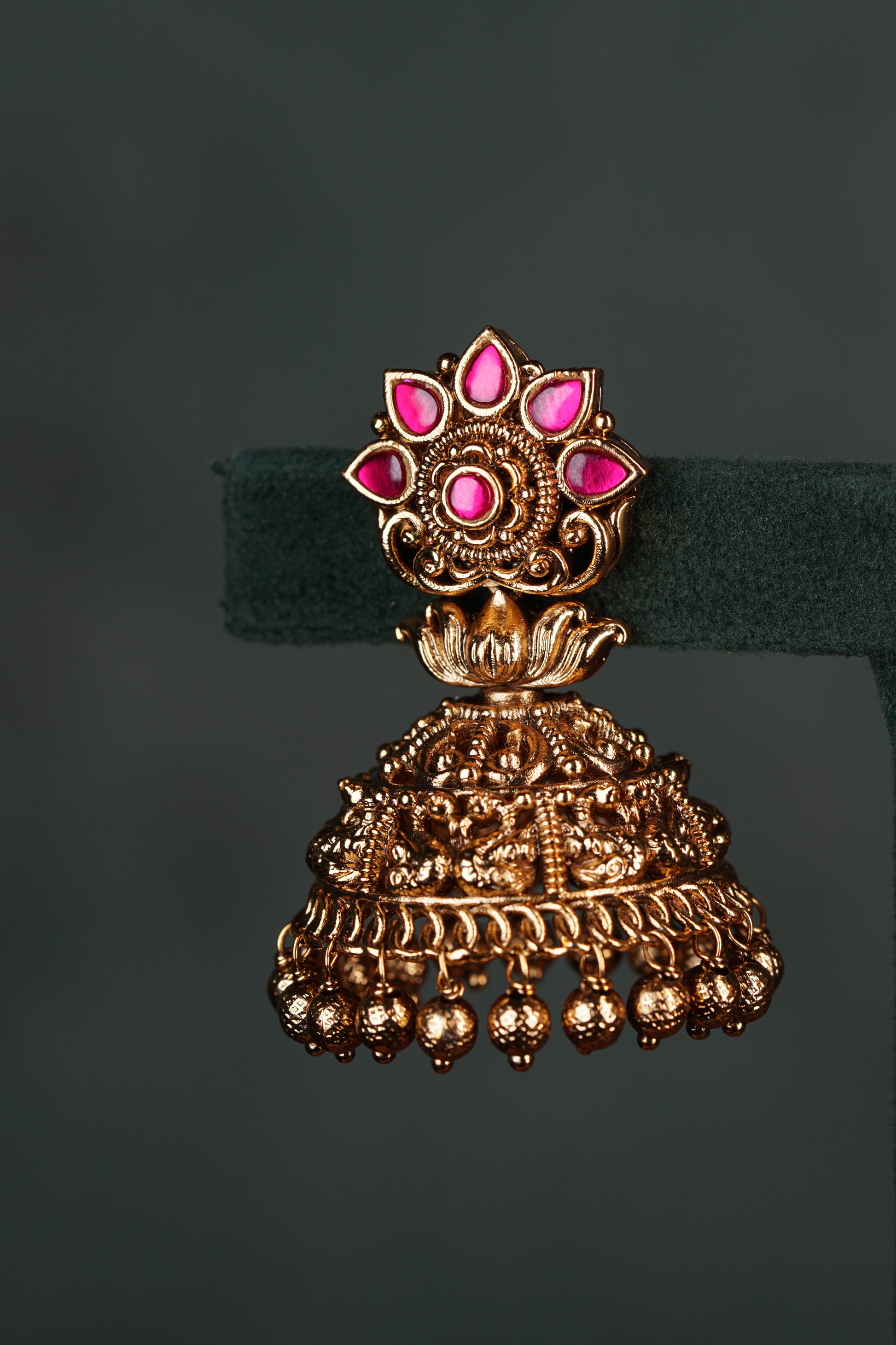 Antique Kundan Jhumki (1-4567))(EX)(Clearance sale piece) - JEWELSTYLE