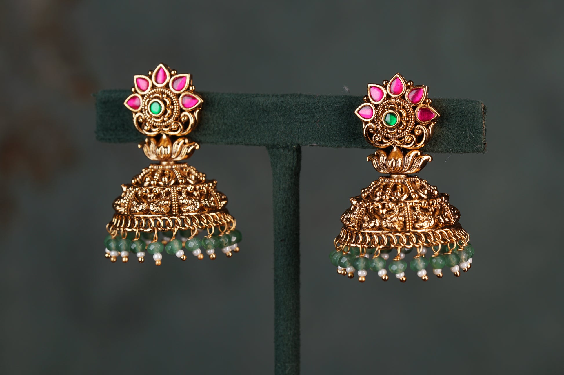 Antique Kundan Jhumki (1-4568))(EX)(Clearance sale piece) - JEWELSTYLE