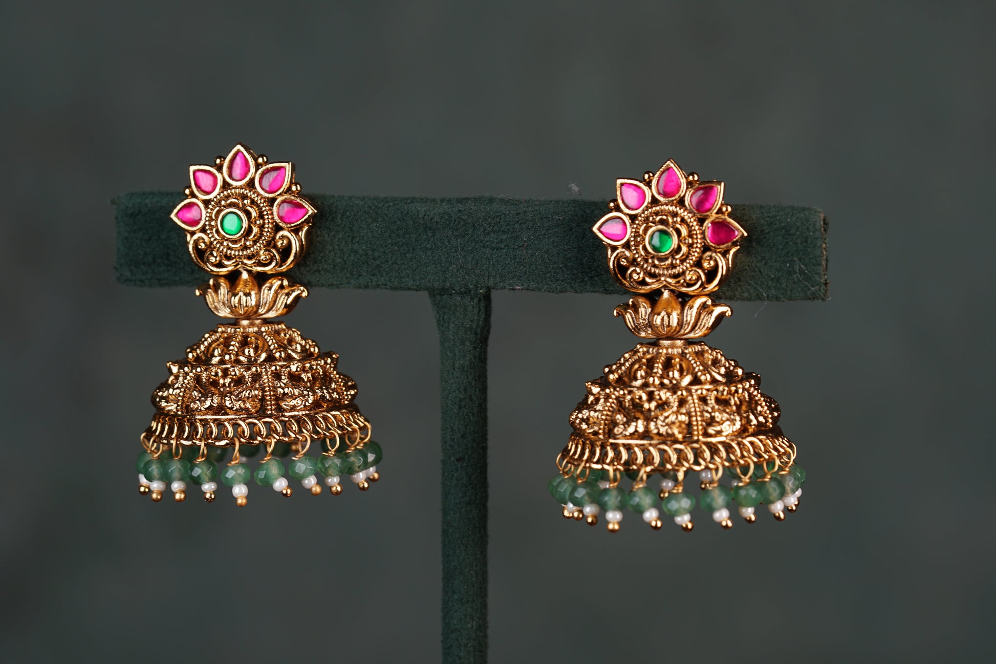 Antique Kundan Jhumki (1-4568))(EX)(Clearance sale piece) - JEWELSTYLE