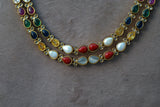 Antique necklace set (4-6344)(AK)