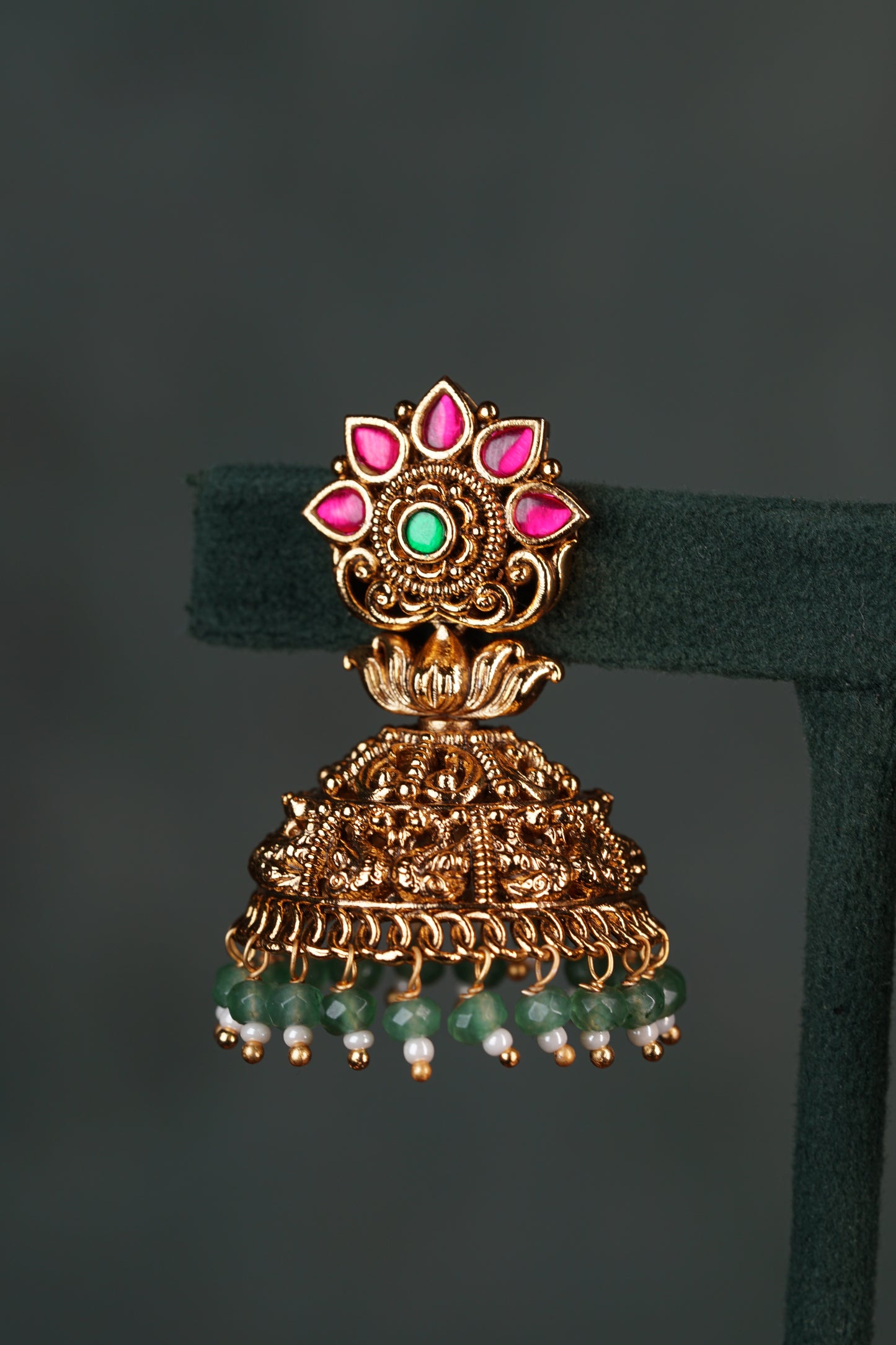 Antique Kundan Jhumki (1-4568))(EX)(Clearance sale piece) - JEWELSTYLE