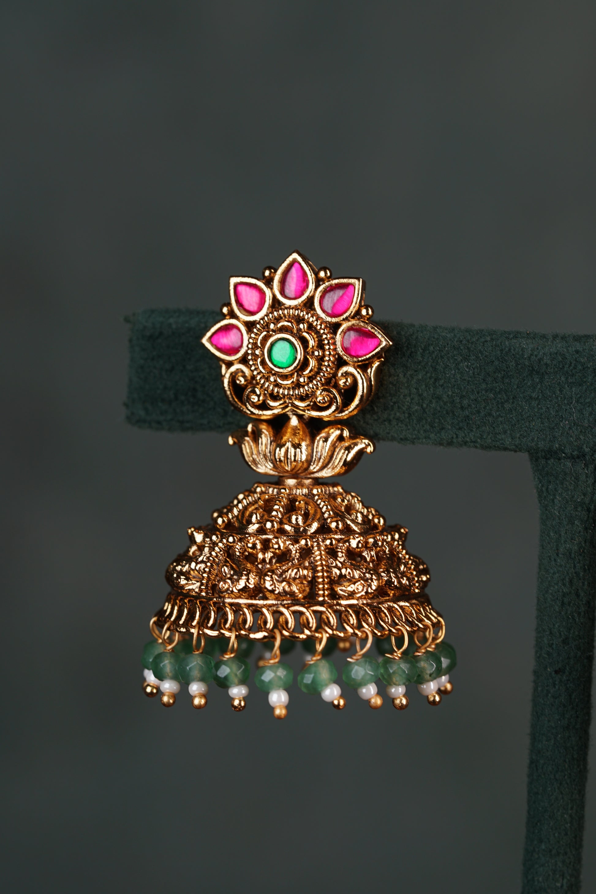 Antique Kundan Jhumki (1-4568))(EX)(Clearance sale piece) - JEWELSTYLE
