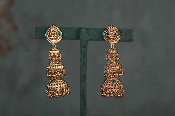 Antique Kundan Jhumki (1-4571))(EX)