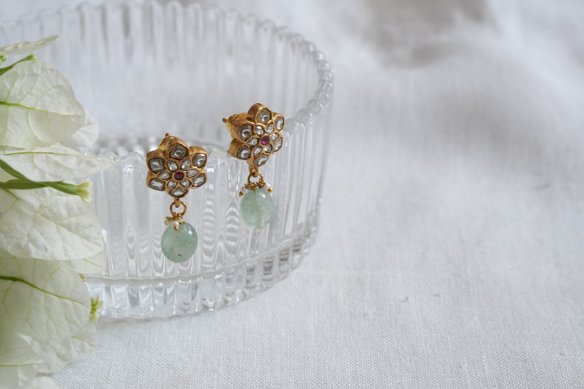 Kundan Studs  (1-5053)(K) - JEWELSTYLE