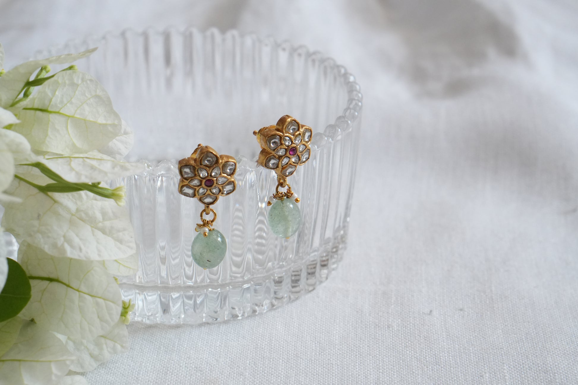 Kundan Studs  (1-5053)(K) - JEWELSTYLE