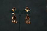 Kundan Polki Earrings (1-4573))(EX)