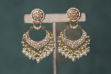 Kundan Chandbali Earring (1-4326)(R)