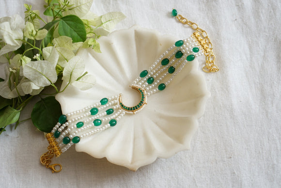 Green chand choker(4-7747) (R)