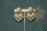 Kundan Chandbali Earring (1-4329)(R)