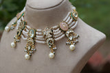 Kundan Necklace set  (4-8416) (EX)