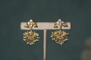 Kundan Chandbali Earring (1-4325)(R)