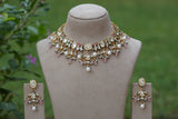 Kundan Necklace Set (4-8414) (EX)