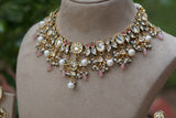 Kundan Necklace Set (4-8414) (EX)