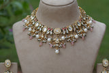 Kundan Necklace Set (4-8414) (EX)