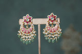 Kundan Chandbali Earring (1-4321)(R)