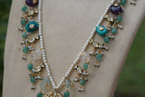Kundan Necklace Set (4-8413) (EX)