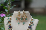 Kundan Necklace Set (4-8413) (EX)