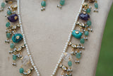 Kundan Necklace Set (4-8413) (EX)
