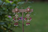 Kundan Earrings (1-4578))(EX)