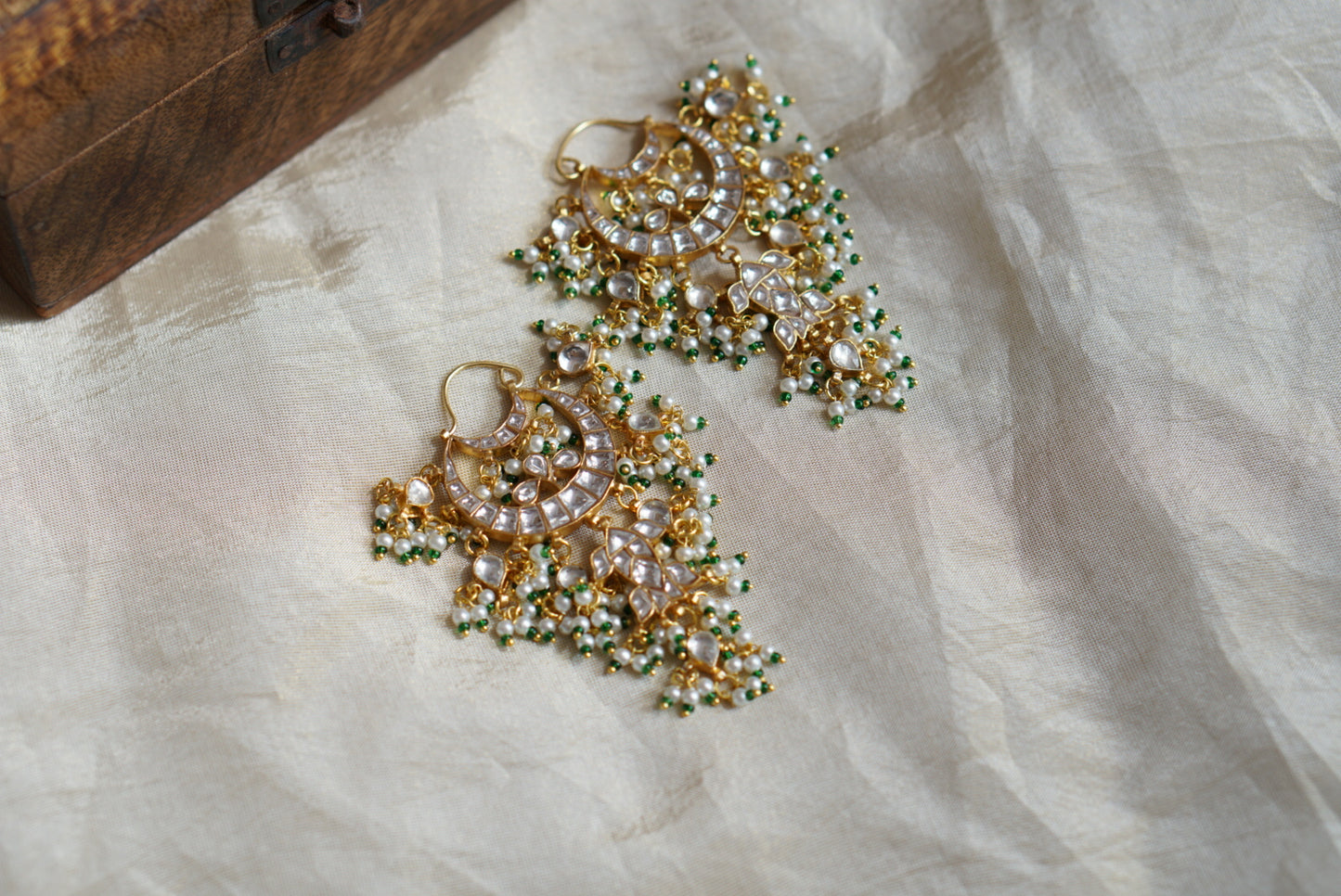 Kundan Earring (1-4195)(R)(preorder) - JEWELSTYLE