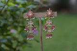 Kundan Earrings (1-4578))(EX)