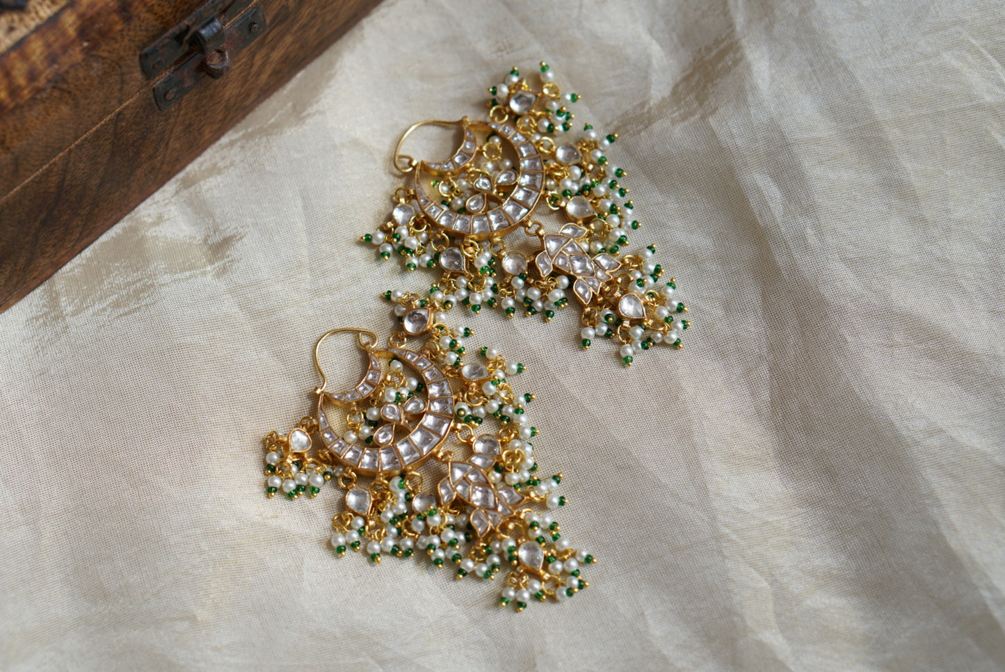 Kundan Earring (1-4195)(R)(preorder) - JEWELSTYLE