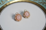 Pink stone studs(1-4579)(EX)