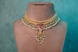 Fish pendant necklace (4-7583)(K)