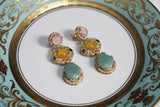 Polki earrings (1-4584)(EX)