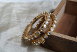 Kundan bangle (3-428)(R)(Size 2’4)