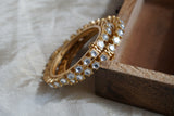 Kundan bangle (3-428)(R)(Size 2’4)