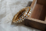 Kundan bangle (3-428)(R)(Size 2’4)