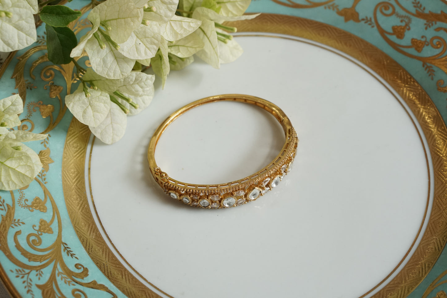Polki Bangle (3-478)(B) - JEWELSTYLE
