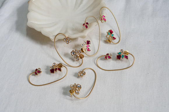 Kundan Earcuffs (1-4587)(EX)