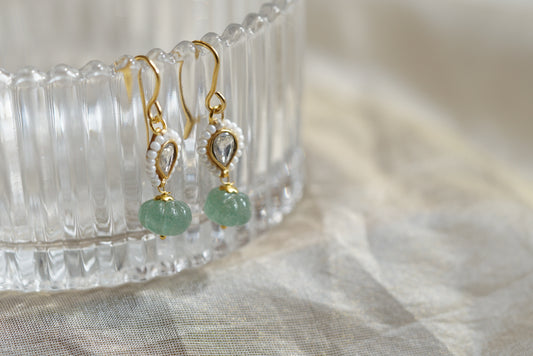 Kundan Earring (1-4194)(R) - JEWELSTYLE