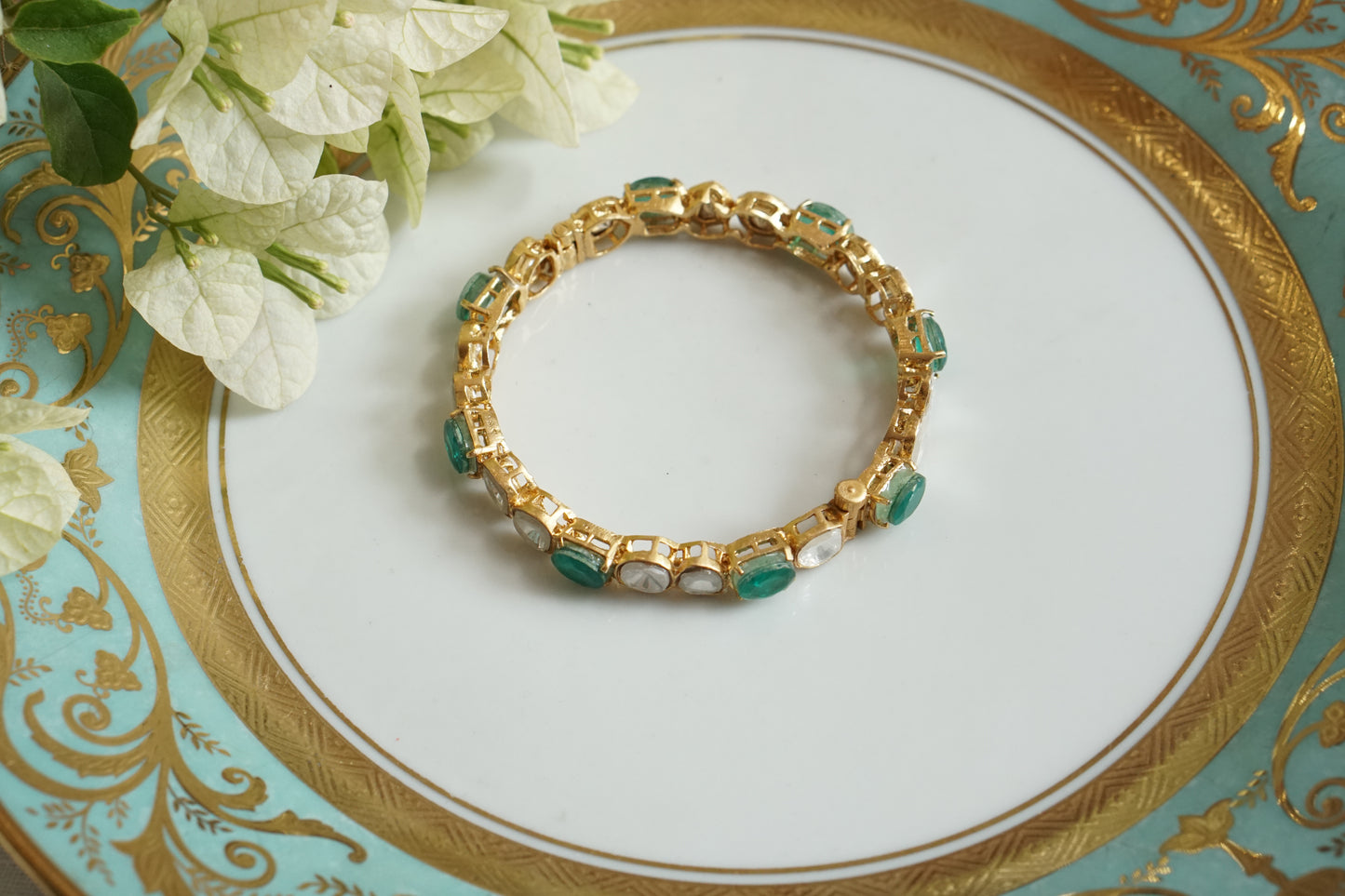 Polki Bangle (3-477)(B) - JEWELSTYLE