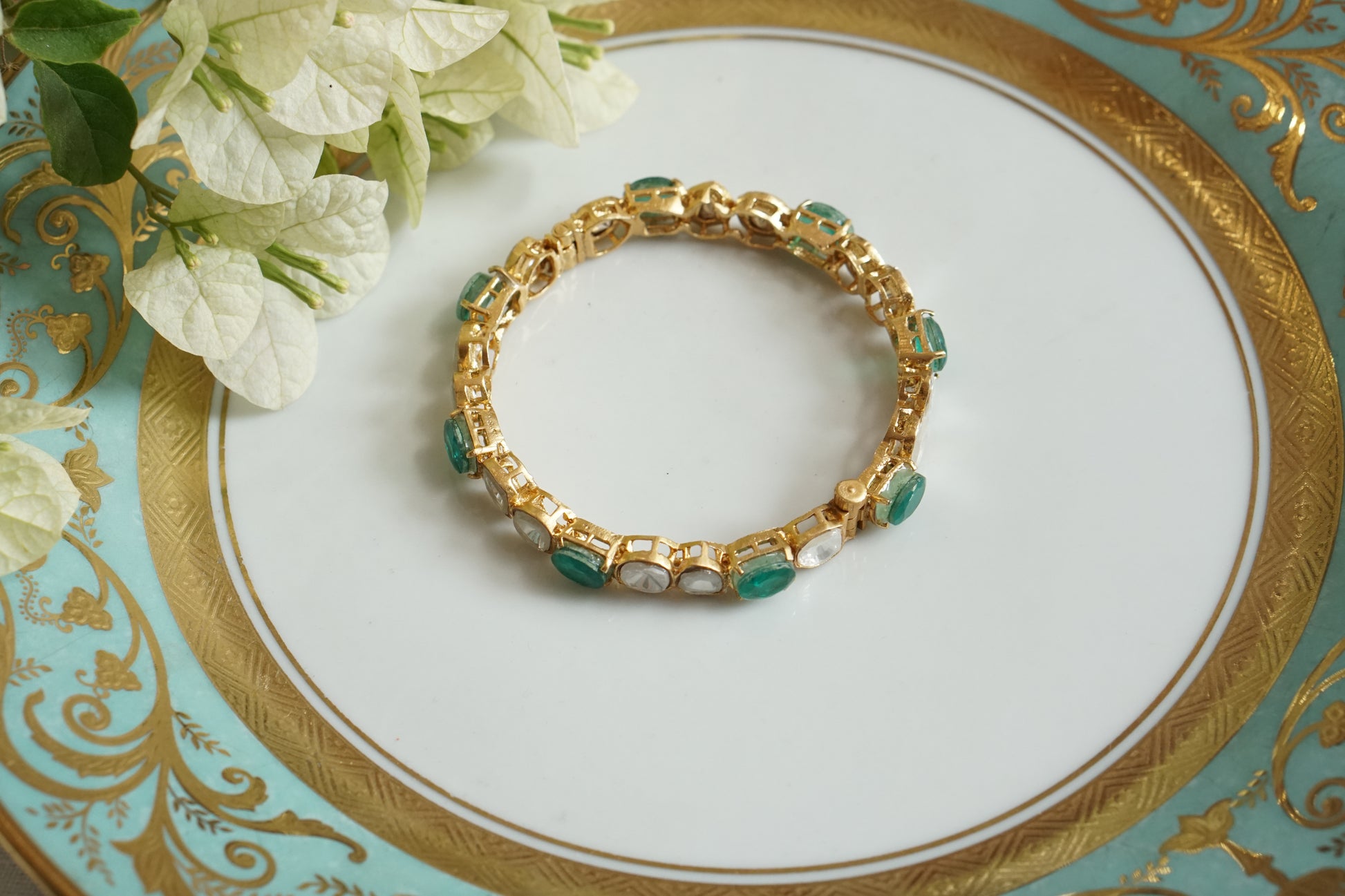 Polki Bangle (3-477)(B) - JEWELSTYLE