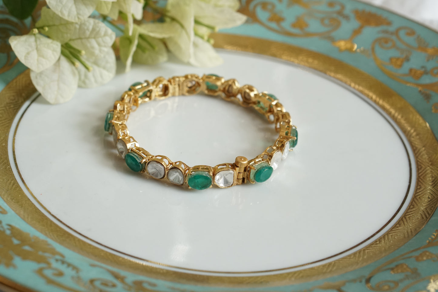 Polki Bangle (3-477)(B) - JEWELSTYLE