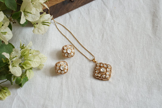Polki Pendant Set (4-8831((B) - JEWELSTYLE