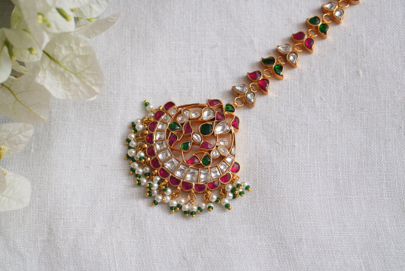 Kundan Maangtikka (5-1689)(R) - JEWELSTYLE
