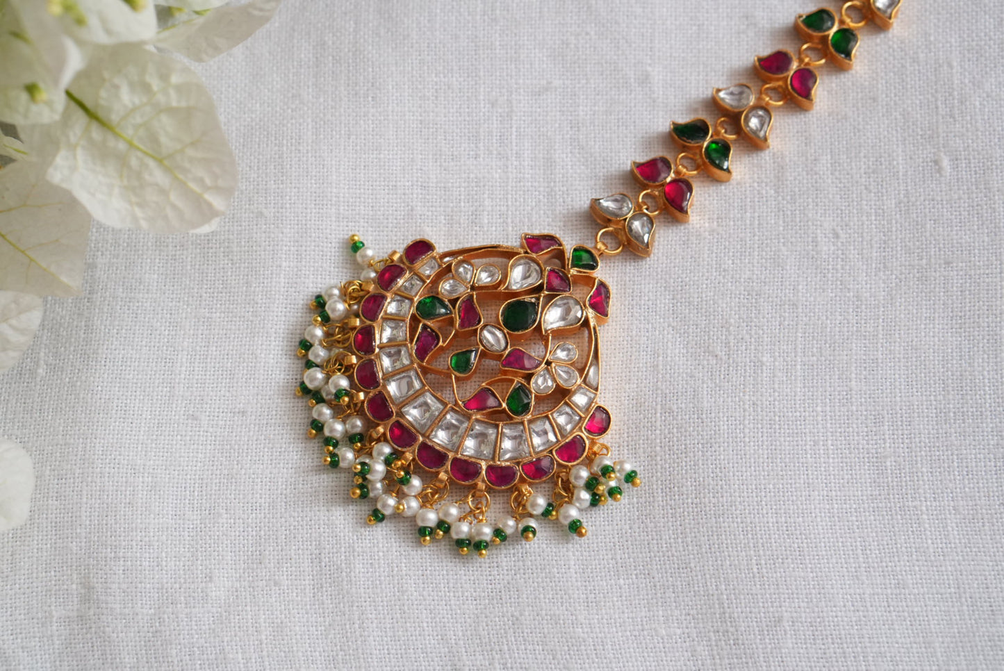 Kundan Maangtikka (5-1689)(R) - JEWELSTYLE