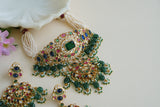 Multi stone Polki Choker set (4-8427)(B)