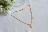 Black beads pendant Chain(4-9574)(Ak) - JEWELSTYLE
