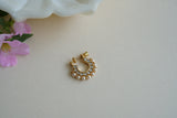 92.5 silver kundan nosering (2-206)(K) - JEWELSTYLE