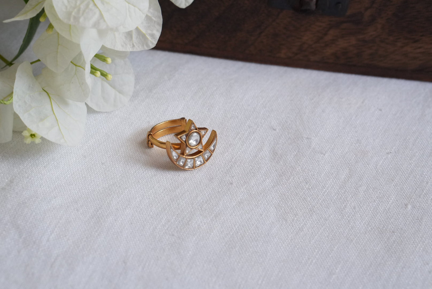 Kundan Ring (6-339)(R) - JEWELSTYLE