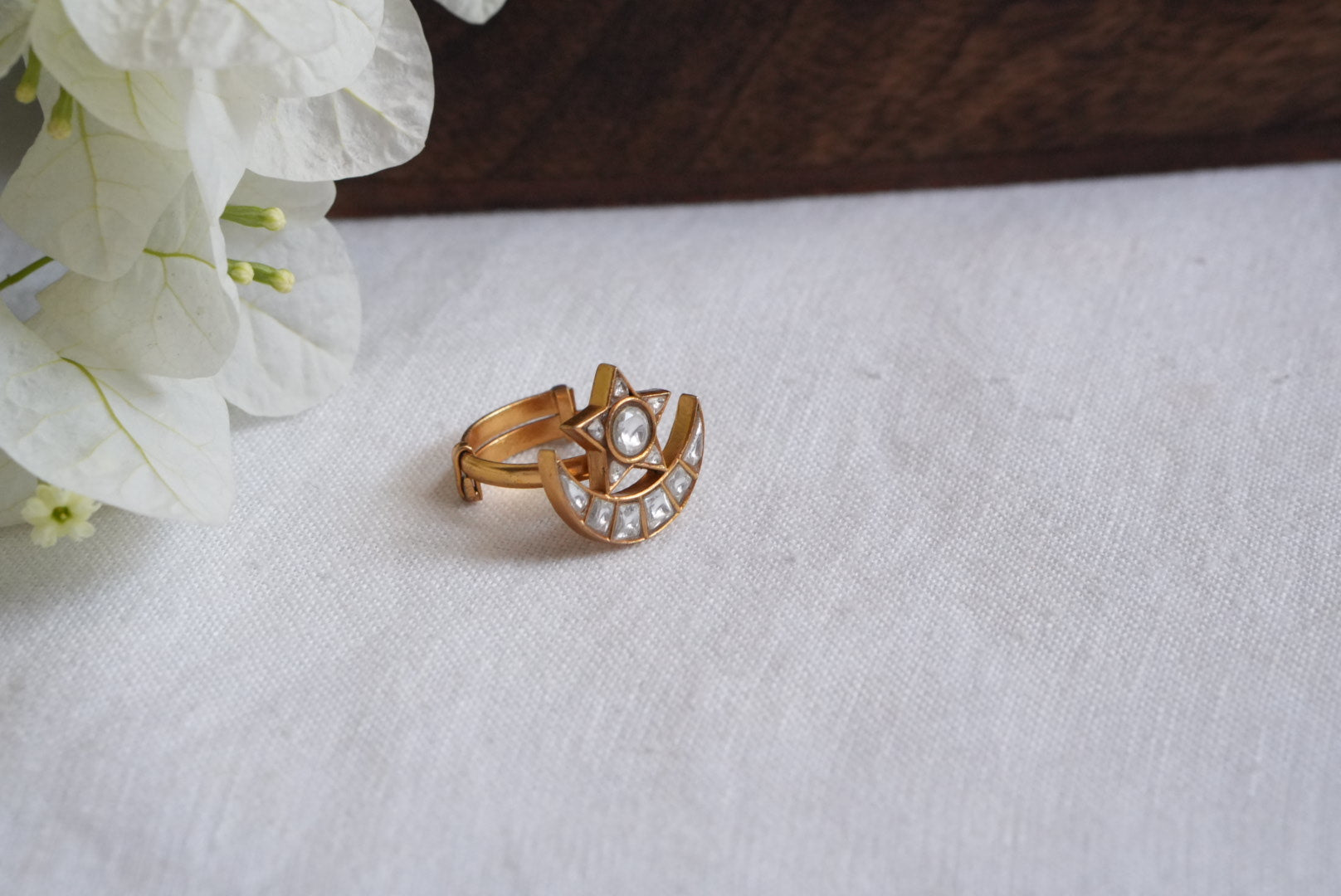 Kundan Ring (6-339)(R) - JEWELSTYLE