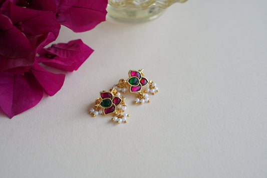 Kundan Bugadi Earrings (1-4949)(B) - JEWELSTYLE