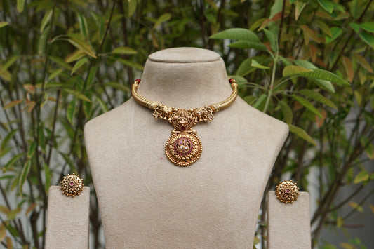 Antique Necklace Set (4-9581)(AK)