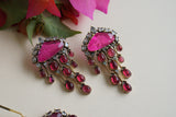 Ruby Stone Polki Pendant Set  (4-8437)(EX)